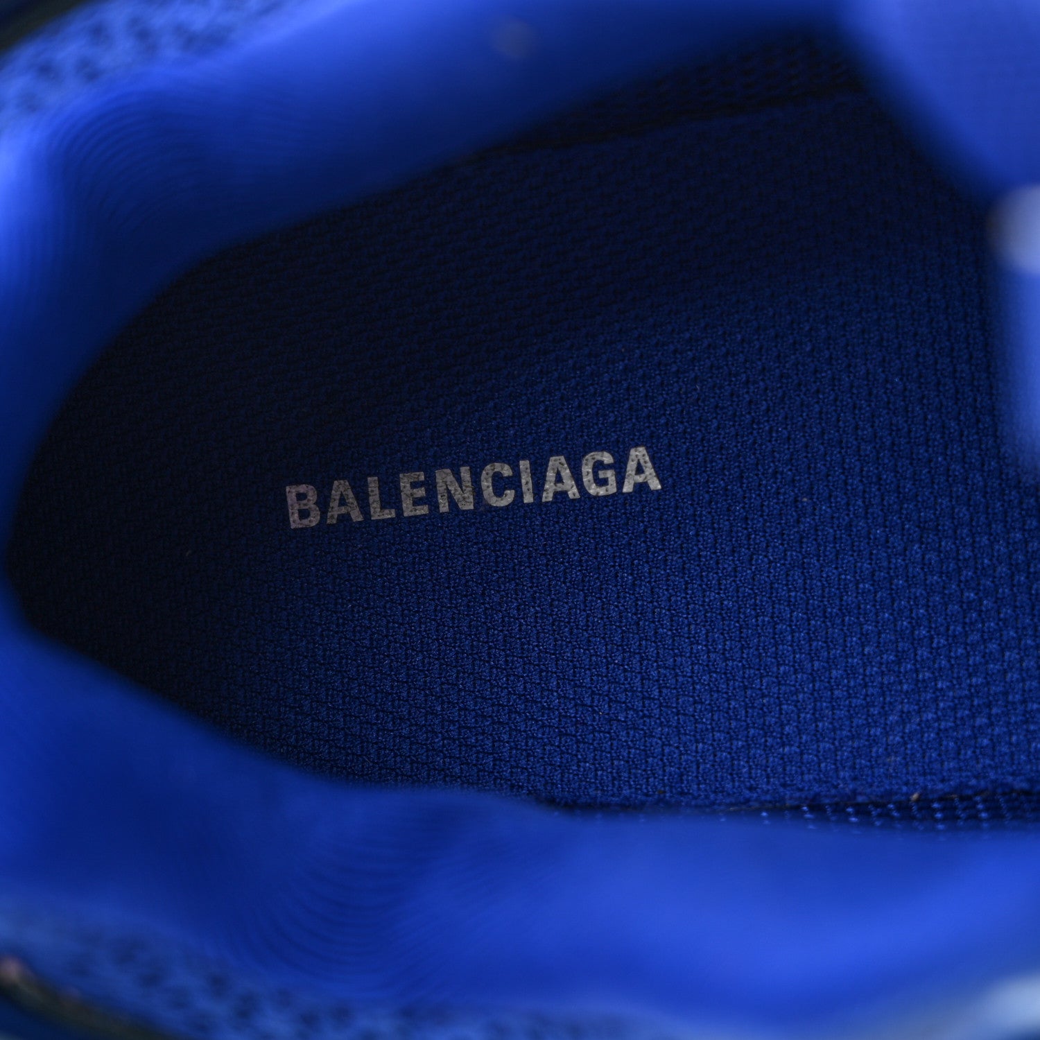 Balenciaga Mesh Nylon Mens Track Sneakers 42 Faded Blue 8 of 8