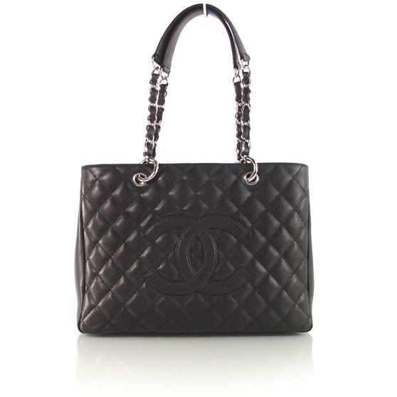 Chanel Caviar Grand Shopping Tote GST Black 1 of 10