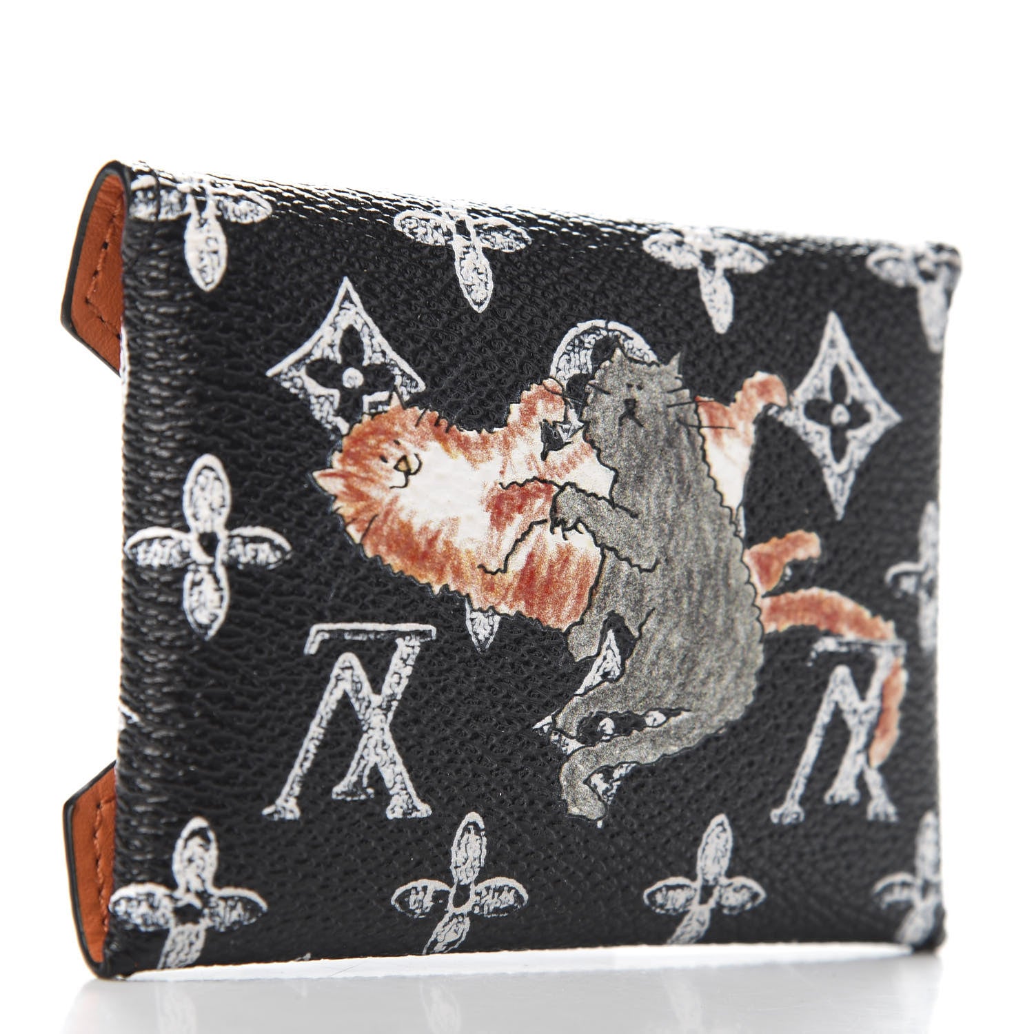 Louis Vuitton Catogram Small Kirigami Pochette Insert Black White 3 of 6