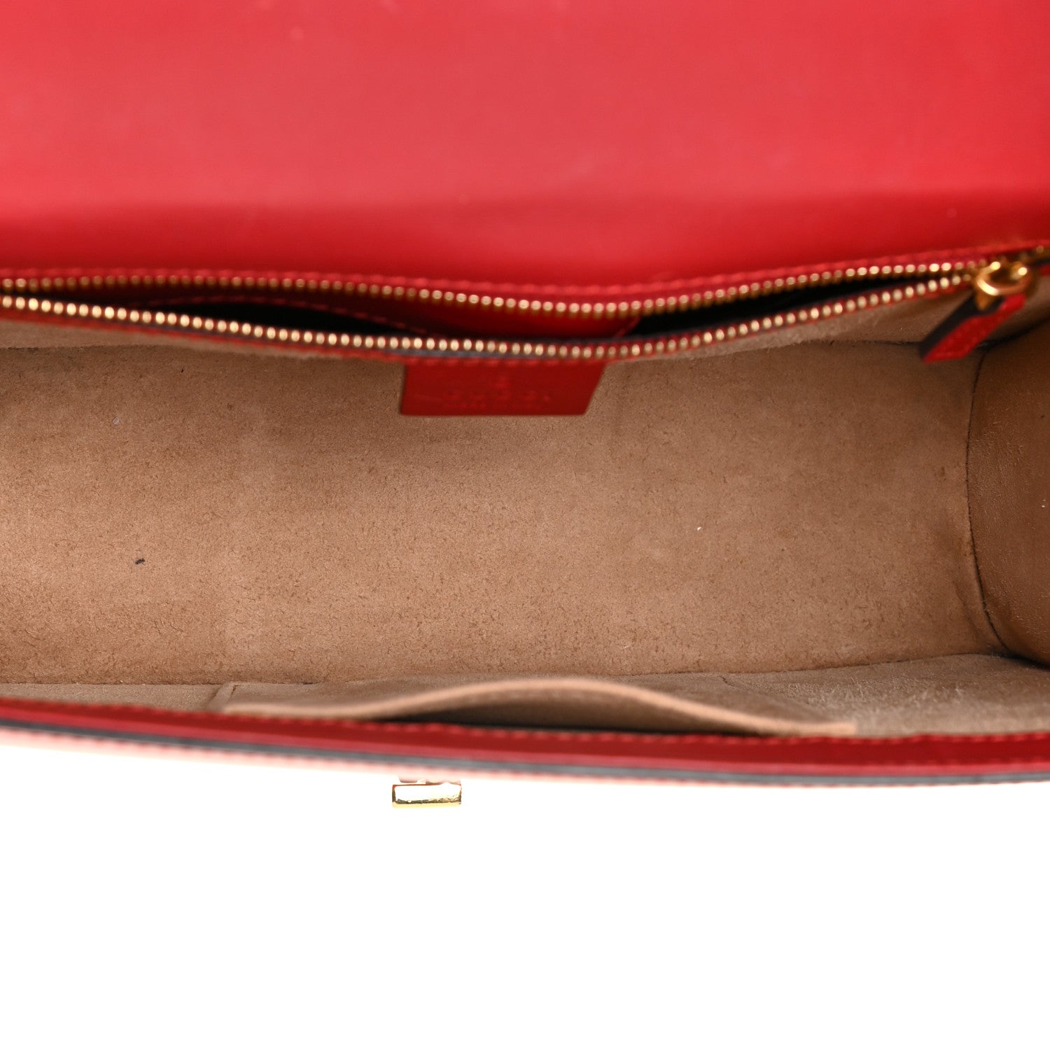 Gucci Calfskin Small Sylvie Shoulder Bag Hibiscus Red 4 of 24