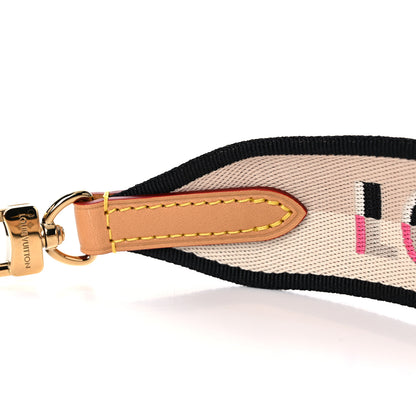 Louis Vuitton Jacquard Speedy Bandouliere 20 Shoulder Strap Black 4 of 8