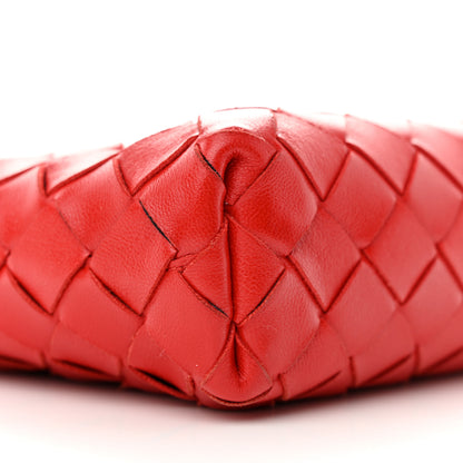 Bottega Veneta Nappa Intrecciato Small Camera Bag Red 9 of 12
