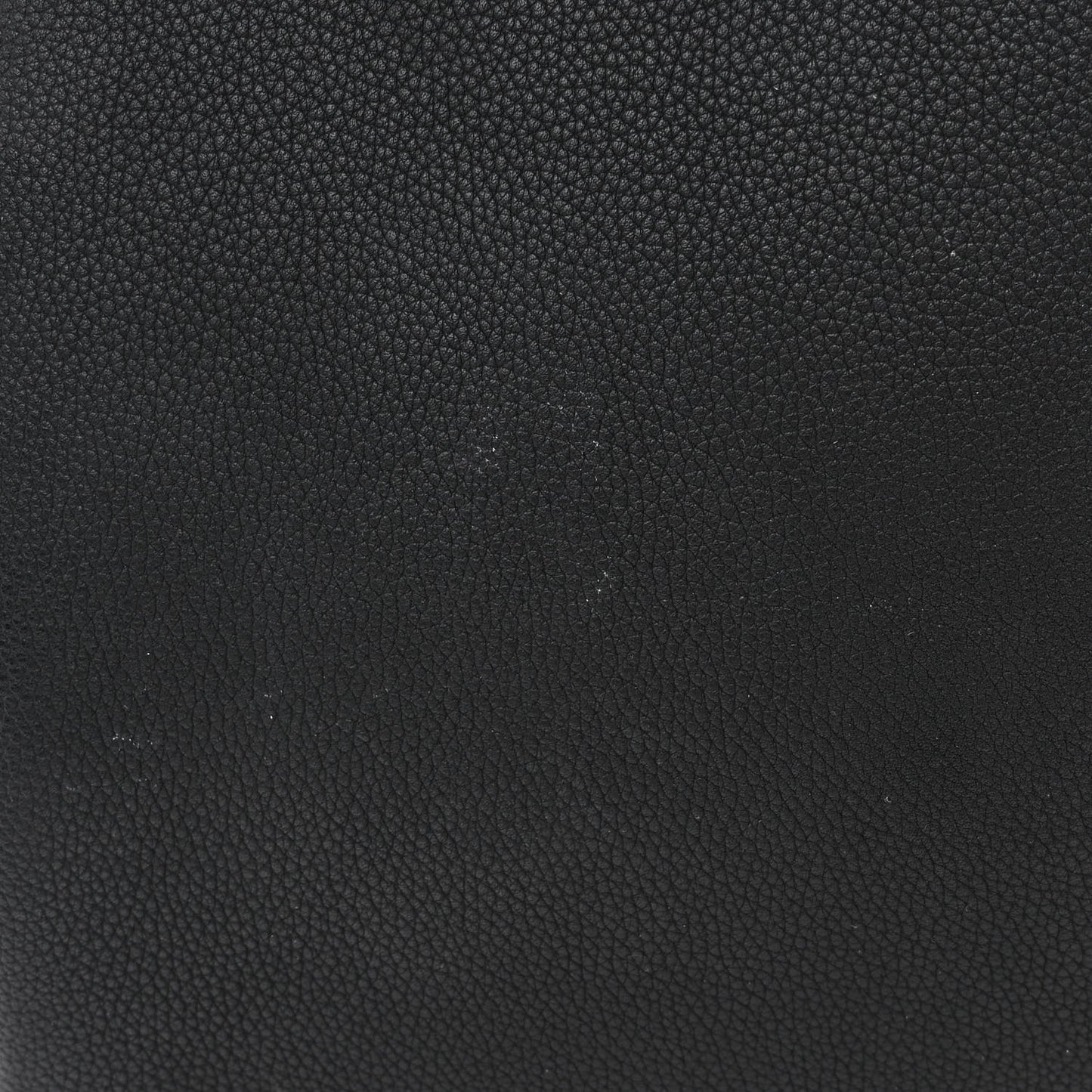 Baby Grained Calfskin Medium Tri-Fold Bag Black