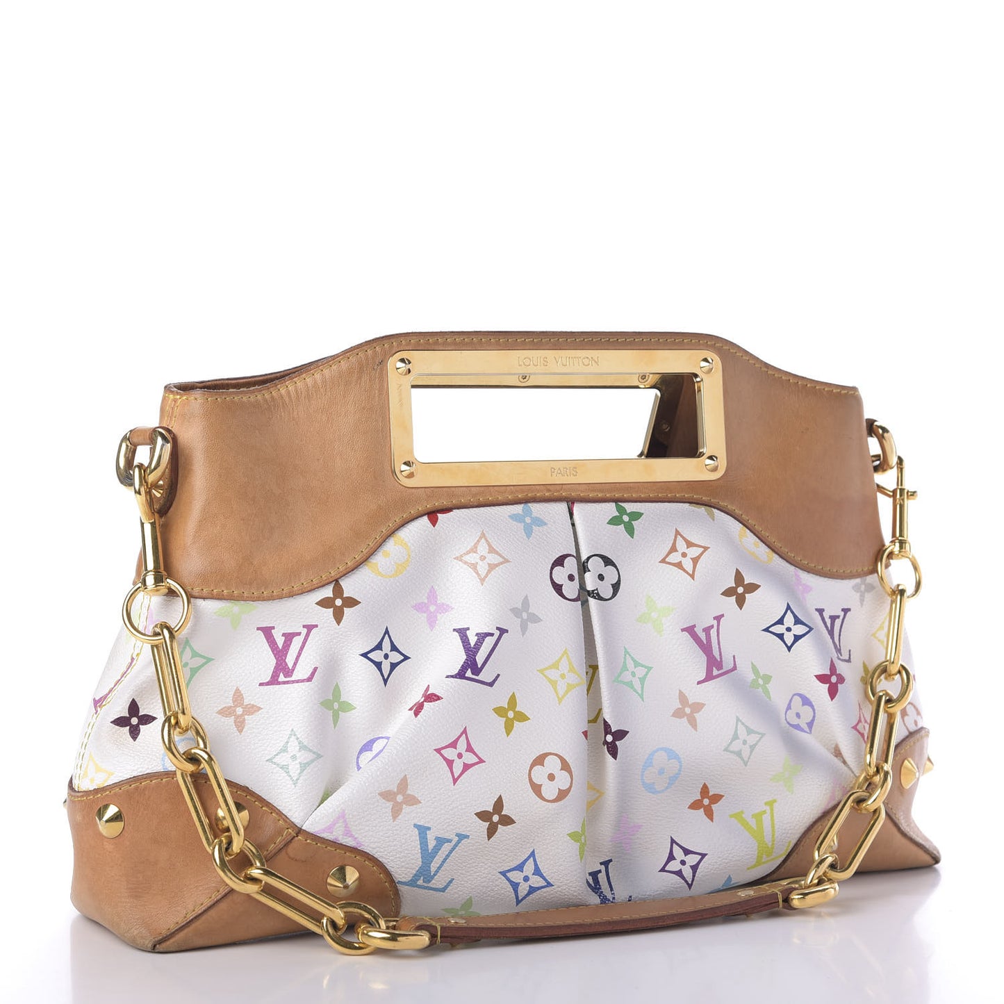 Monogram Multicolor Judy MM White