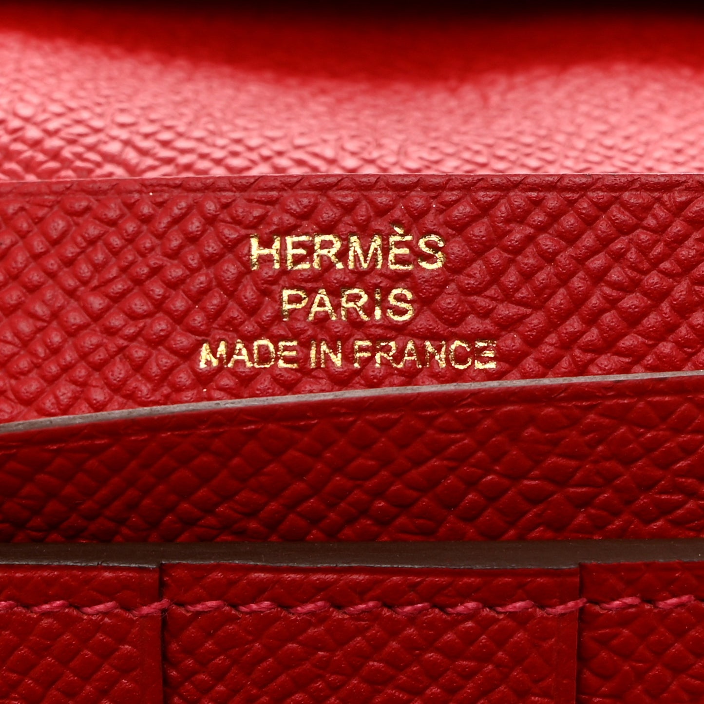 Epsom Bearn Gusset Wallet Rouge Casaque
