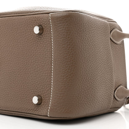 Hermes Taurillon Clemence Lindy 26 Etoupe 10 of 11