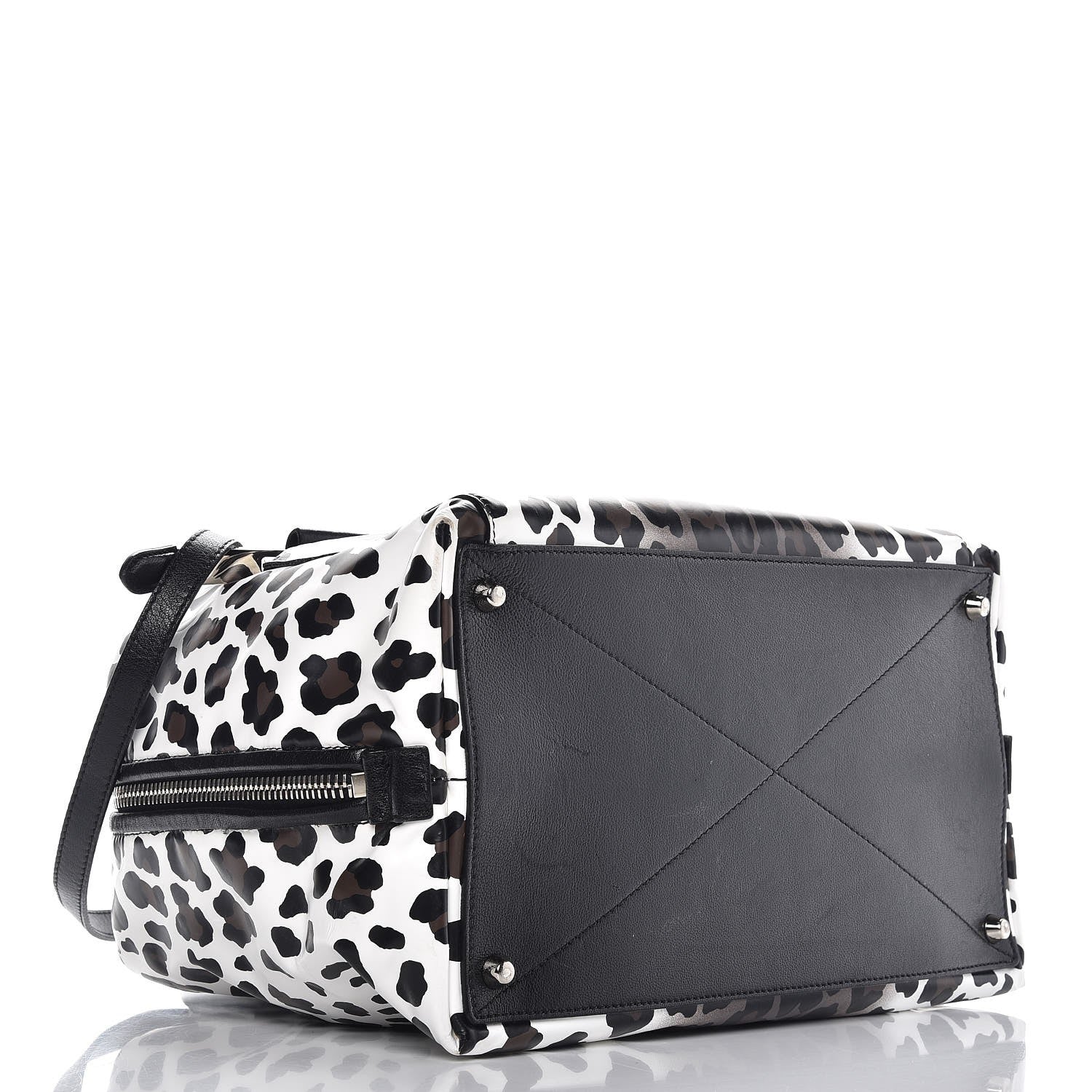 Marc Jacobs Coated Lambskin Leopard Print Antonia Tote Natural 4 of 10