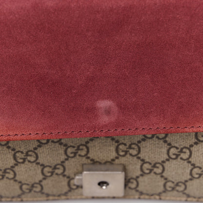 Gucci GG Supreme Monogram Blooms Small Dionysus Shoulder Bag Beige Multicolor Dry Rose 12 of 13