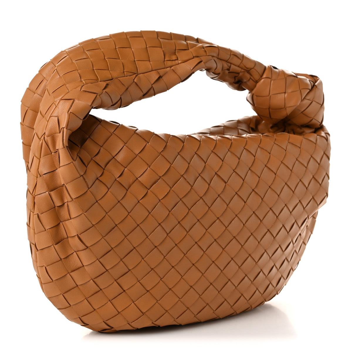 Bottega Veneta Nappa Intrecciato Teen Jodie Hobo Caramel 3 of 10