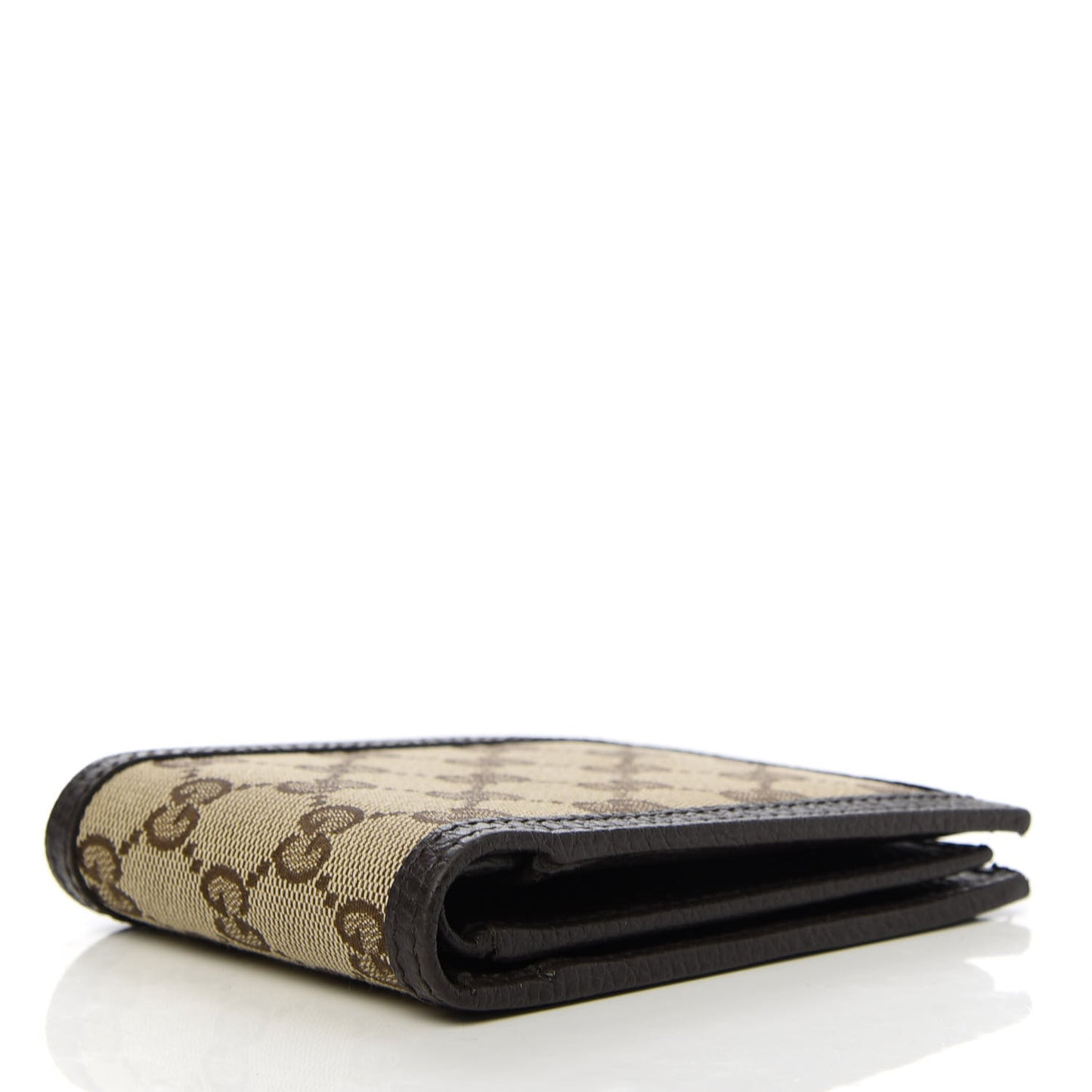 Monogram Bi-Fold Wallet Dark Brown