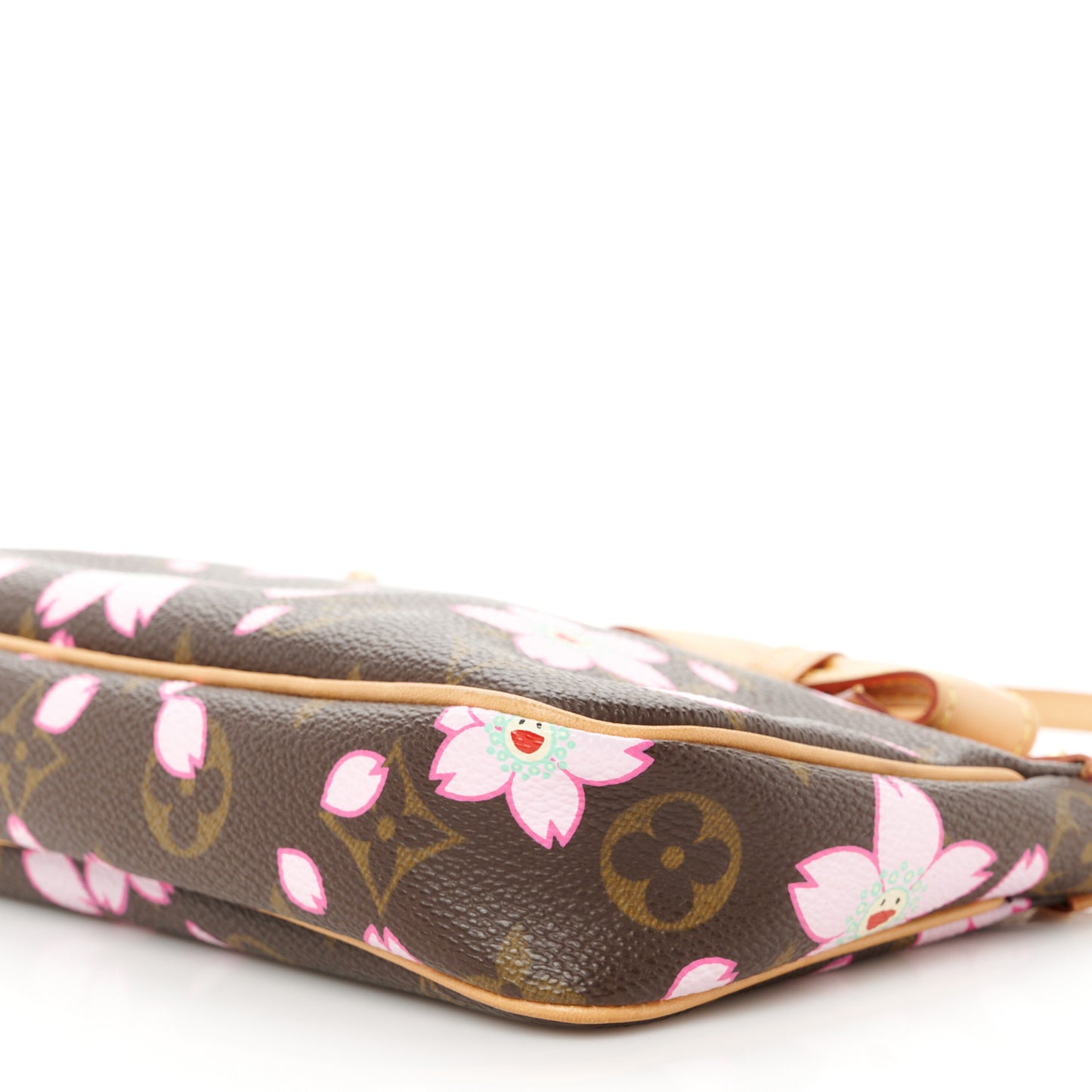 Monogram Cherry Blossom Pochette Accessories Brown