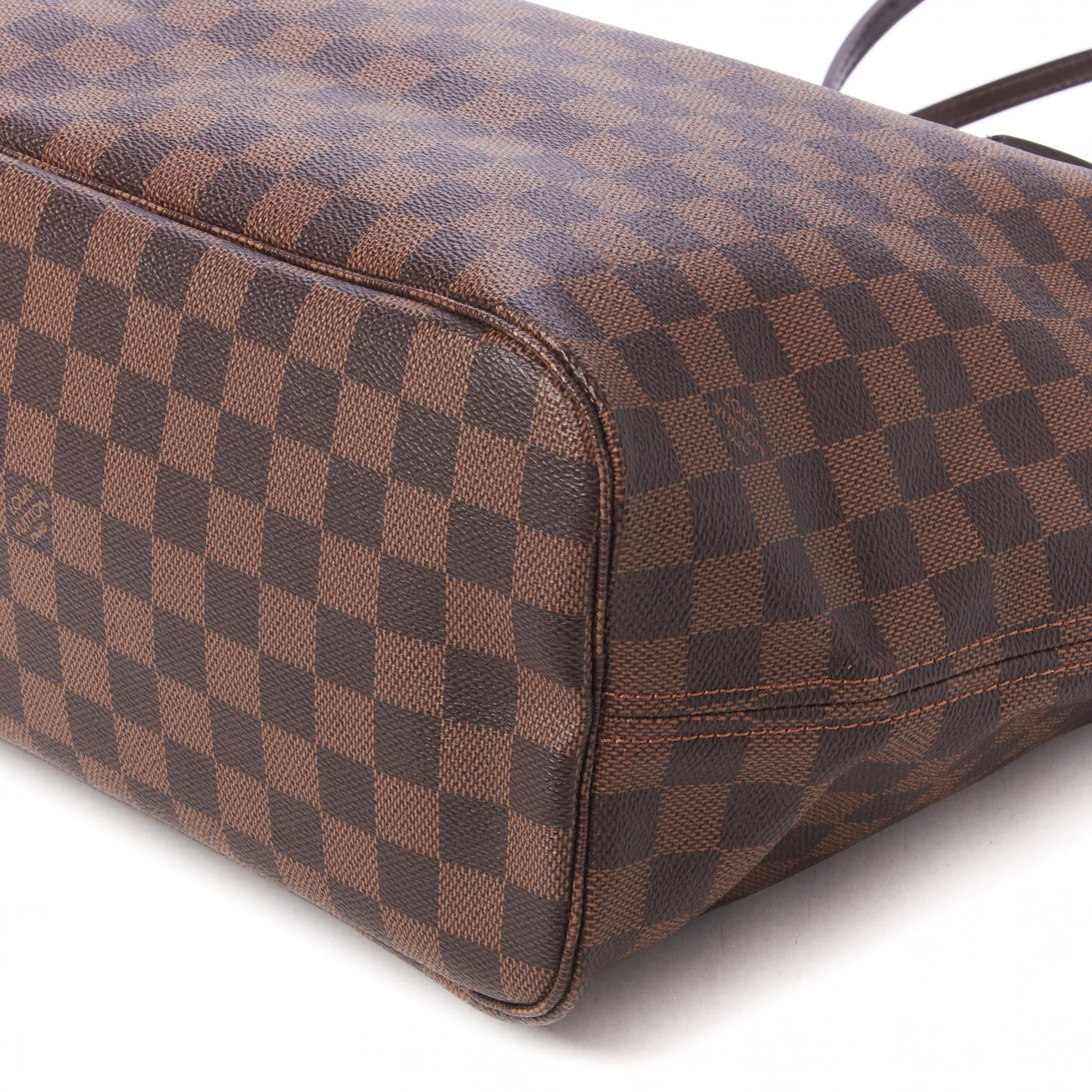 Louis Vuitton Damier Ebene Neo Neverfull MM Rose Ballerine 5 of 9
