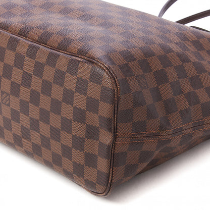 Louis Vuitton Damier Ebene Neo Neverfull MM Rose Ballerine 5 of 9