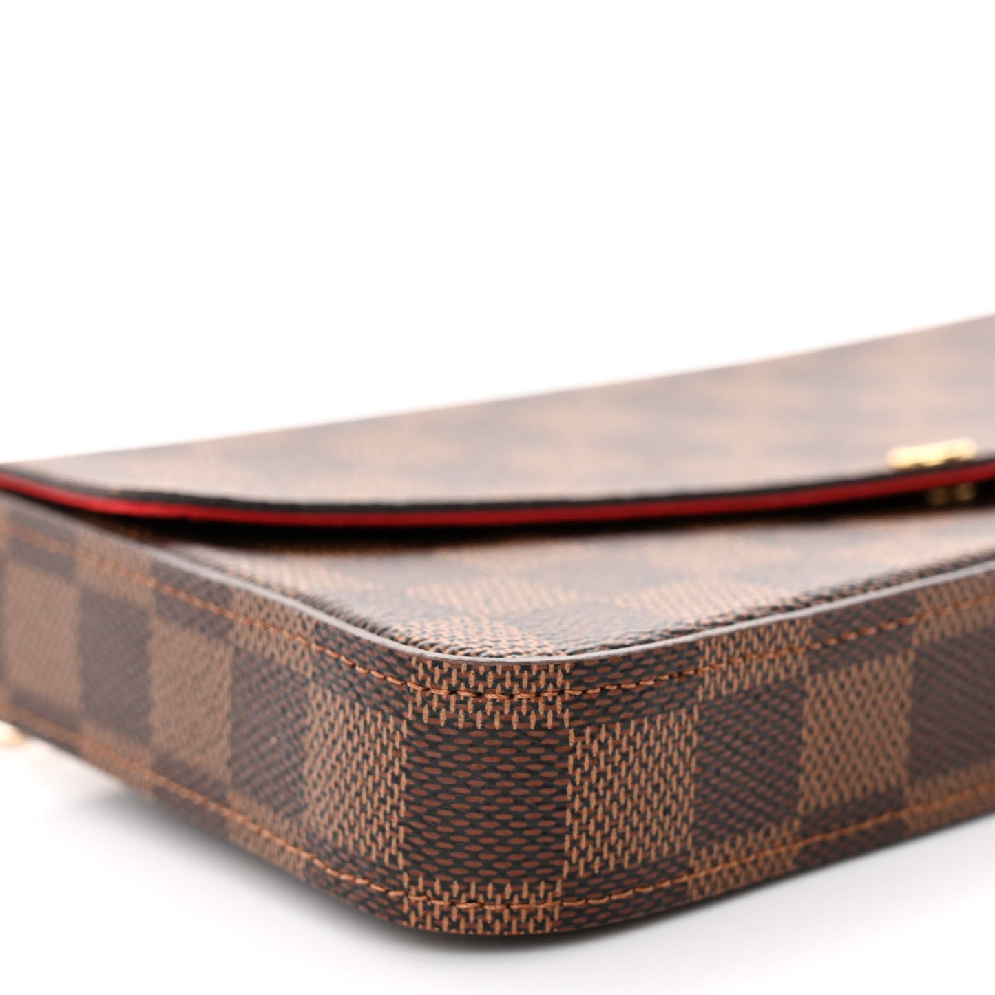 Damier Ebene Pochette Felicie Chain Wallet