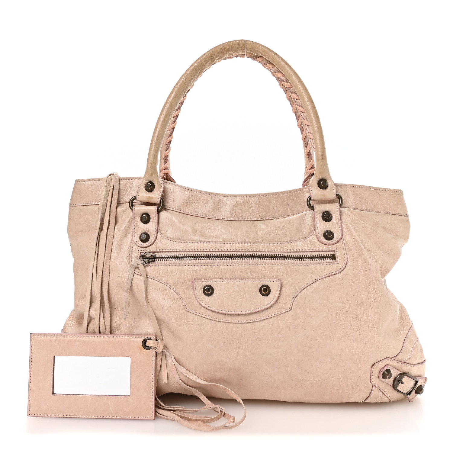 Balenciaga Chevre Classic Hardware Purse Bubblegum 3 of 11