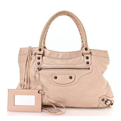 Balenciaga Chevre Classic Hardware Purse Bubblegum 3 of 11