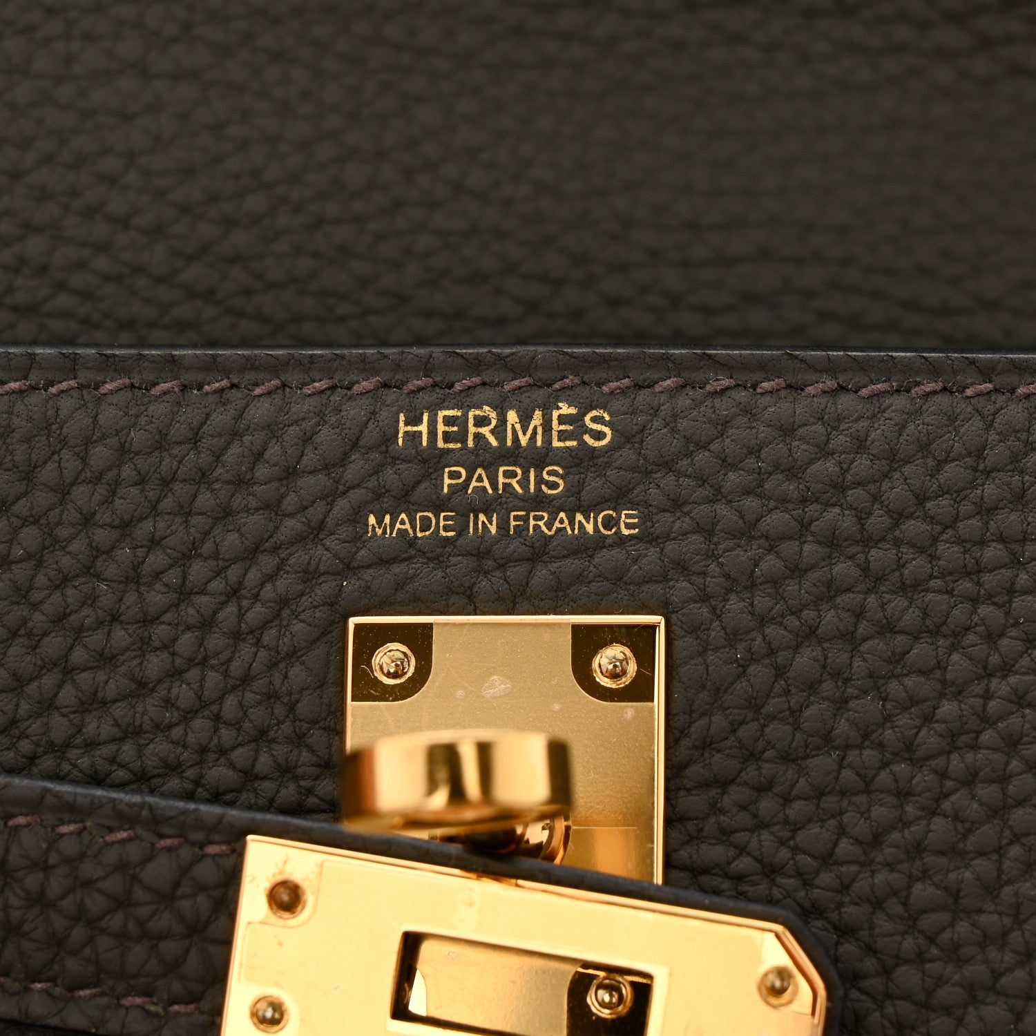 Hermes Togo Kelly Retourne 25 Vert De Gris 6 of 12