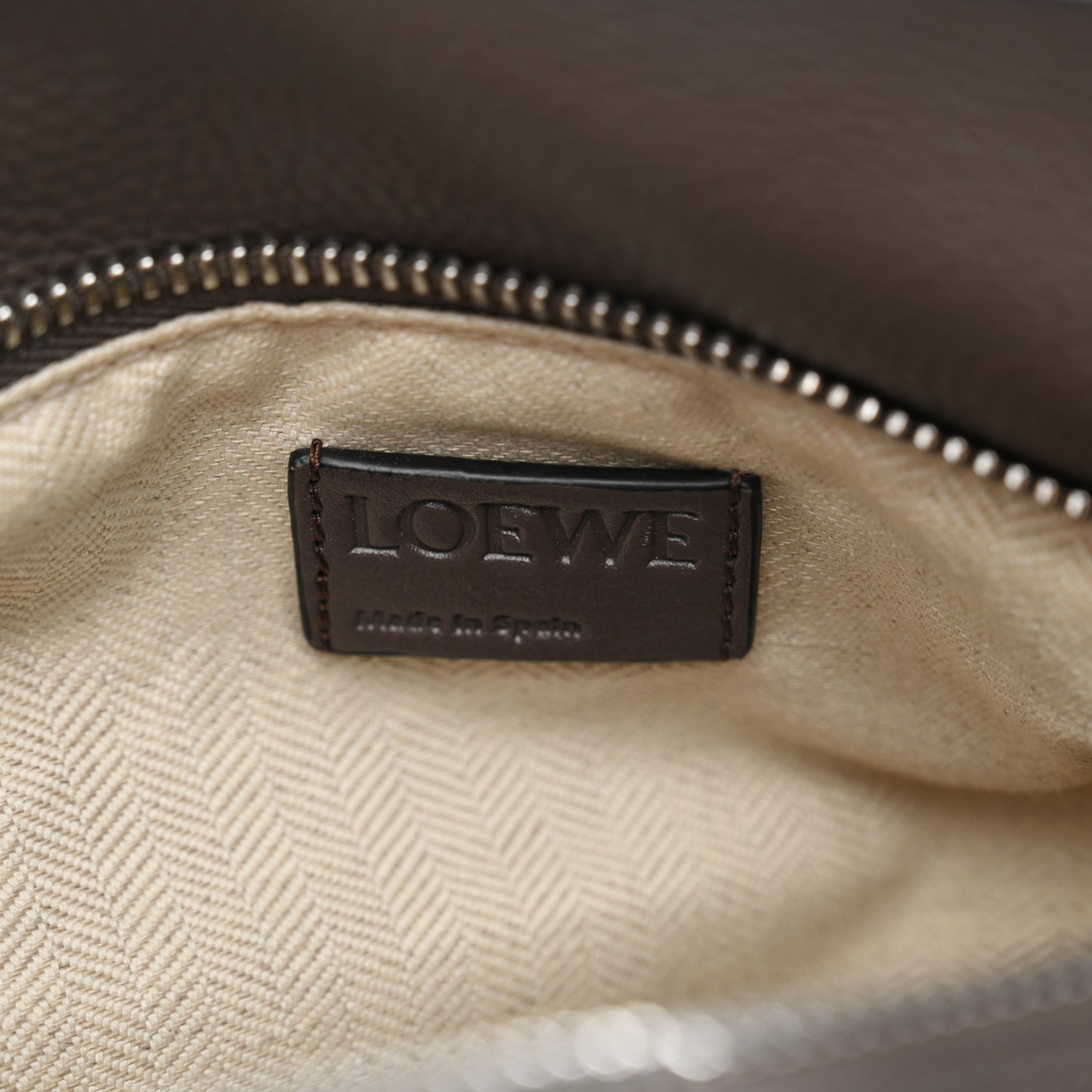 Calfskin Small Puzzle Bag Dark Taupe