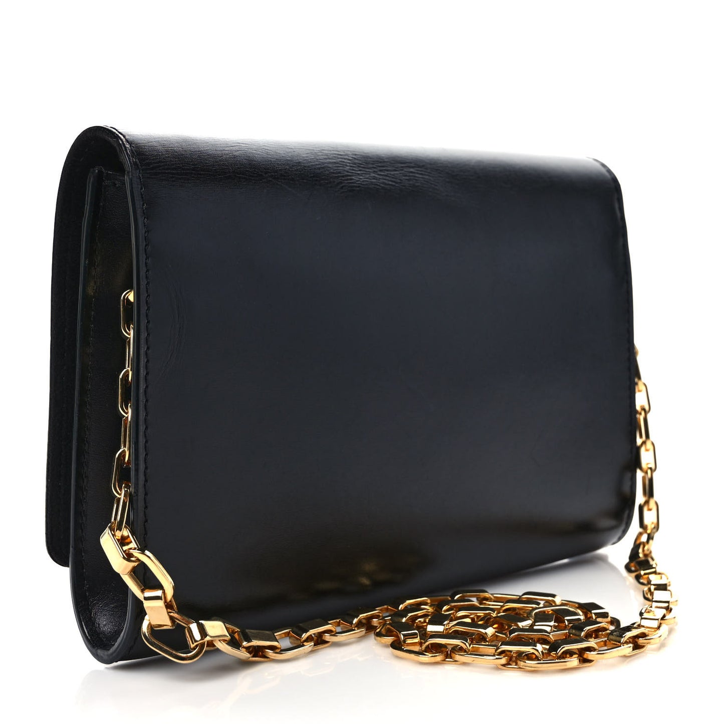 Calfskin Chain Louise GM Black