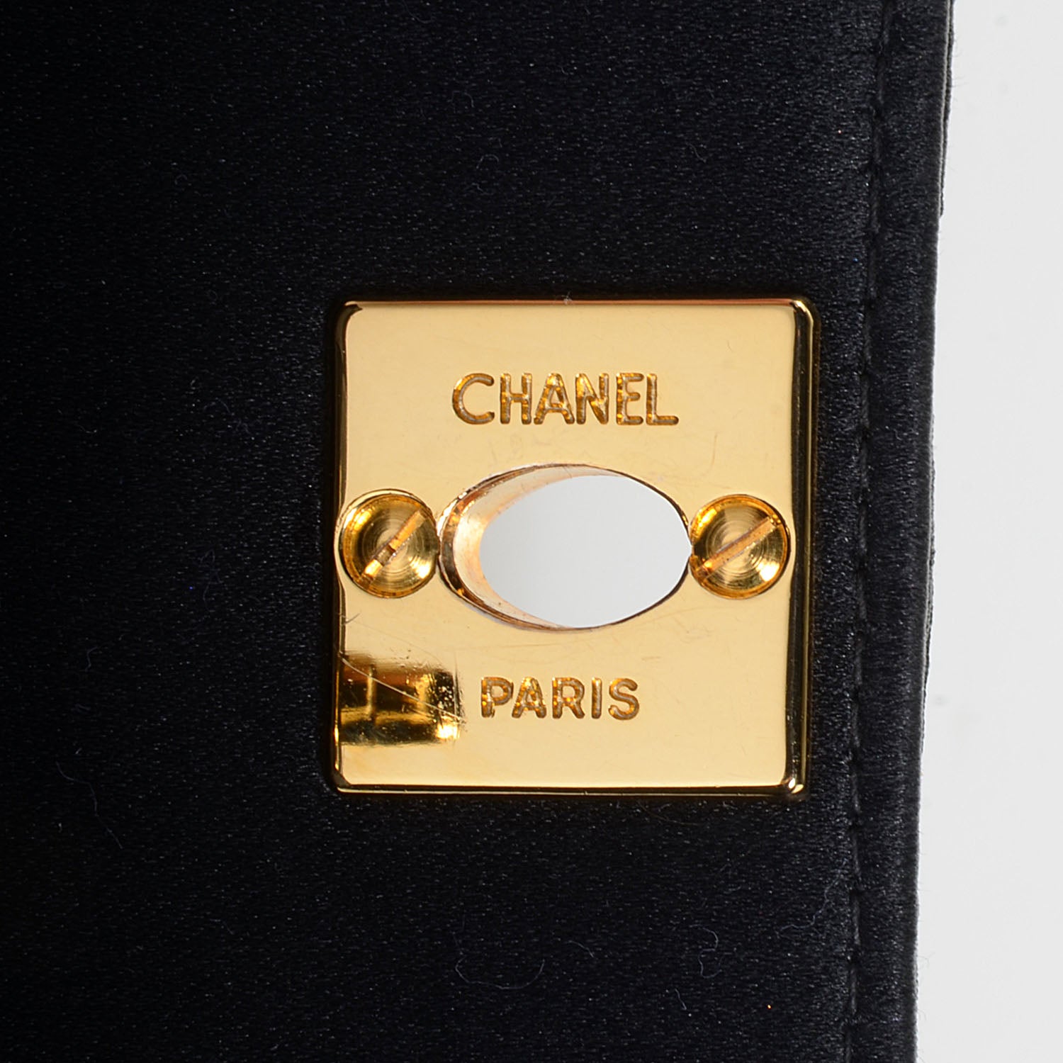 Chanel Satin Woven Mini Evening Flap Bag Black 8 of 9