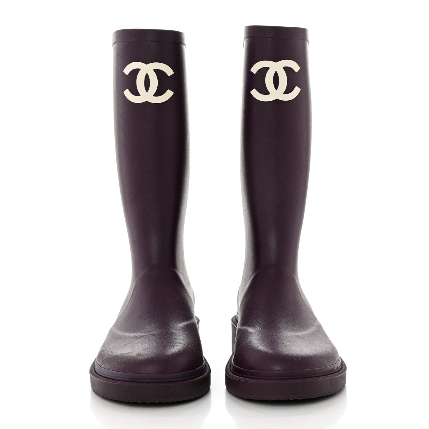 Caoutchouk CC High Boots 37 Dark Purple