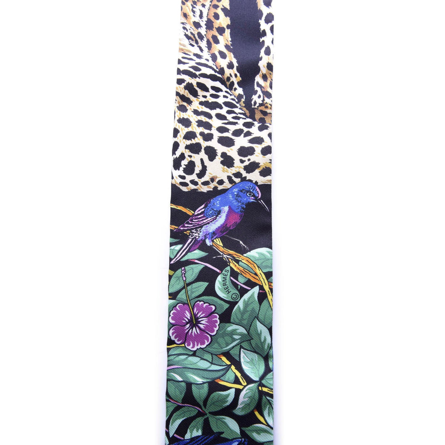 Silk Jungle Love Love Twilly Black Vert Rose Vif