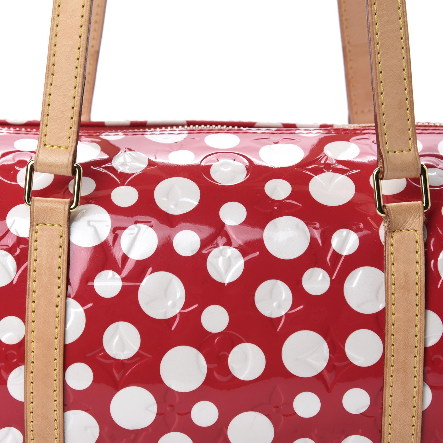 Louis Vuitton Vernis Kusama Infinity Dots Papillon 30 Red 10 of 10