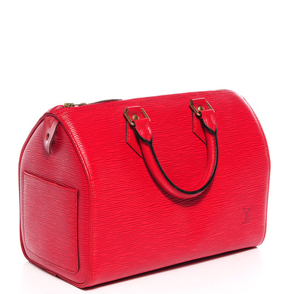 Louis Vuitton Epi Speedy 25 Rouge 3 of 7