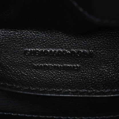 Saint Laurent Calfskin Y Quilted Monogram Small Loulou Chain Satchel Black Black 7 of 11