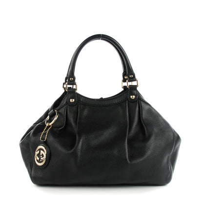Gucci Calfskin Medium Sukey Tote Black 1 of 7