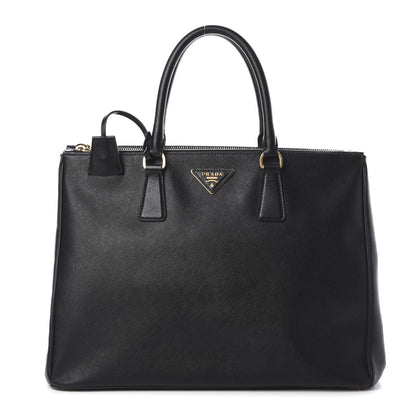 Prada Saffiano Medium Galleria Double Zip Tote Black 1 of 21