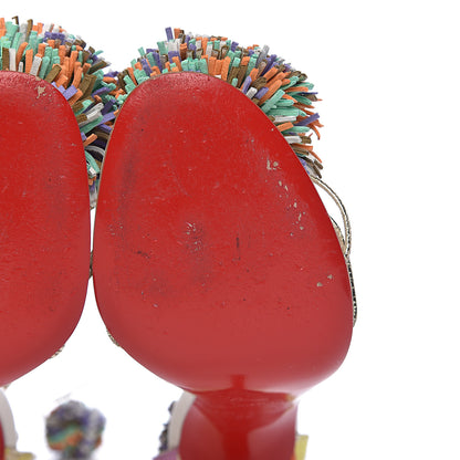 Christian Louboutin Nappa Suede Starouchi 100 Sandal 35 Multicolor 9 of 14