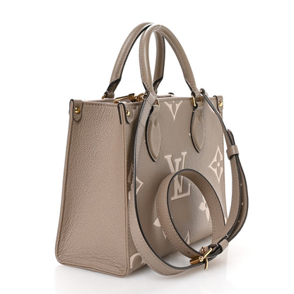 Louis Vuitton Empreinte Monogram Giant Onthego PM Tourterelle Creme 3 of 10