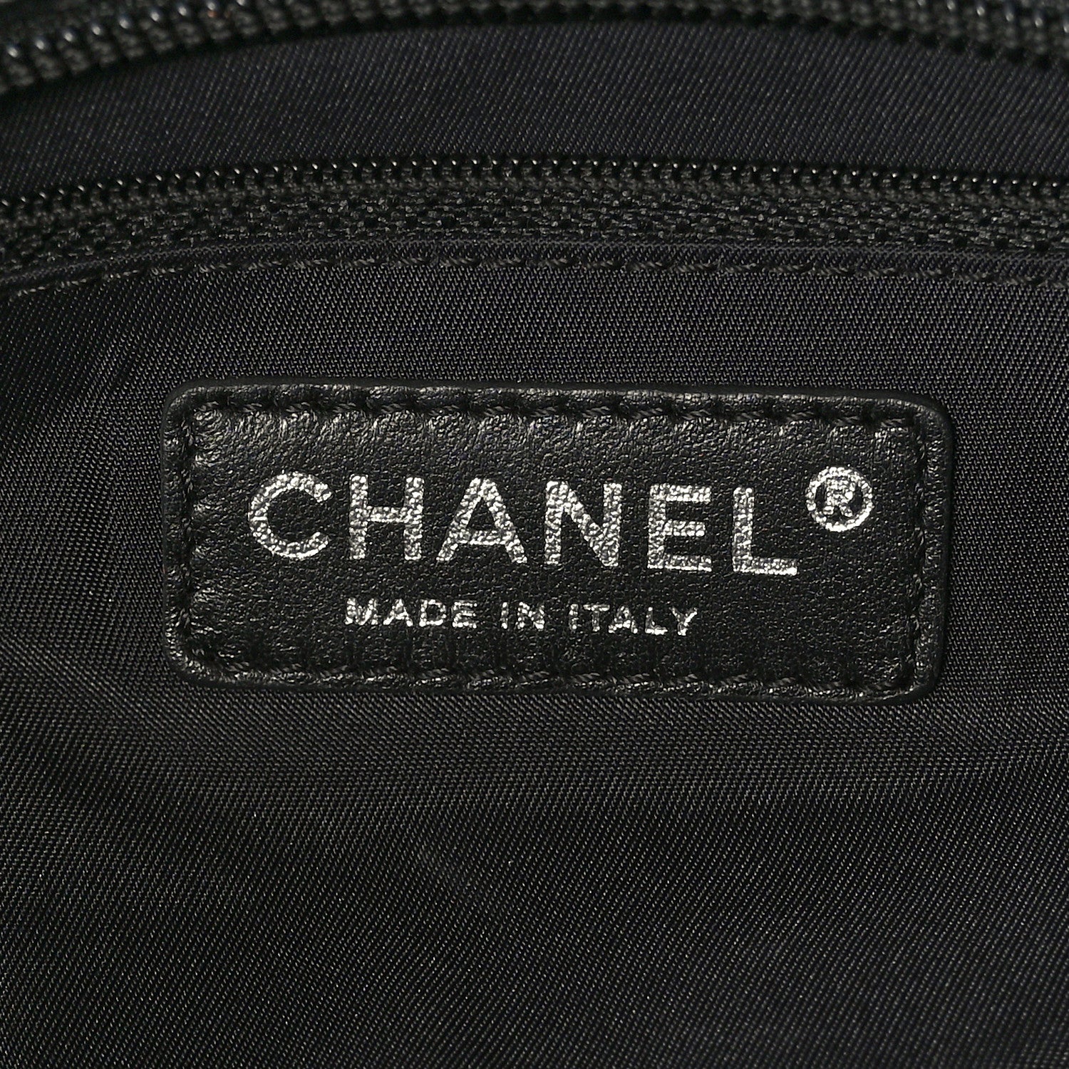 Chanel Vinyl Quilted Large Paris Biarritz Tote Black 6 of 10