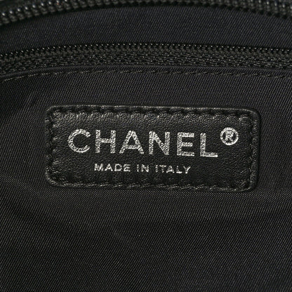 Chanel Vinyl Quilted Large Paris Biarritz Tote Black 6 of 10
