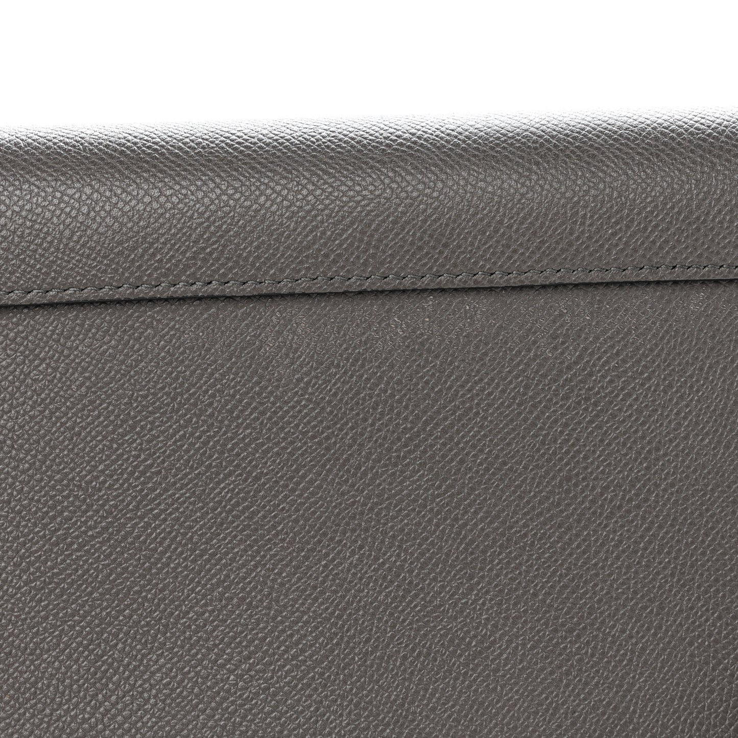 Grained Calfskin Small Belt Bag Grey