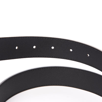 Gucci Plutone Calfskin Interlocking G 30mm Belt 75 30 Black 3 of 4