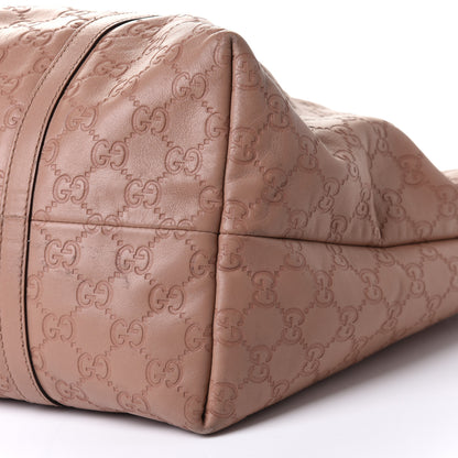 Gucci Guccissima Vitello Tender Large Joy Tote Winter Rose 10 of 10