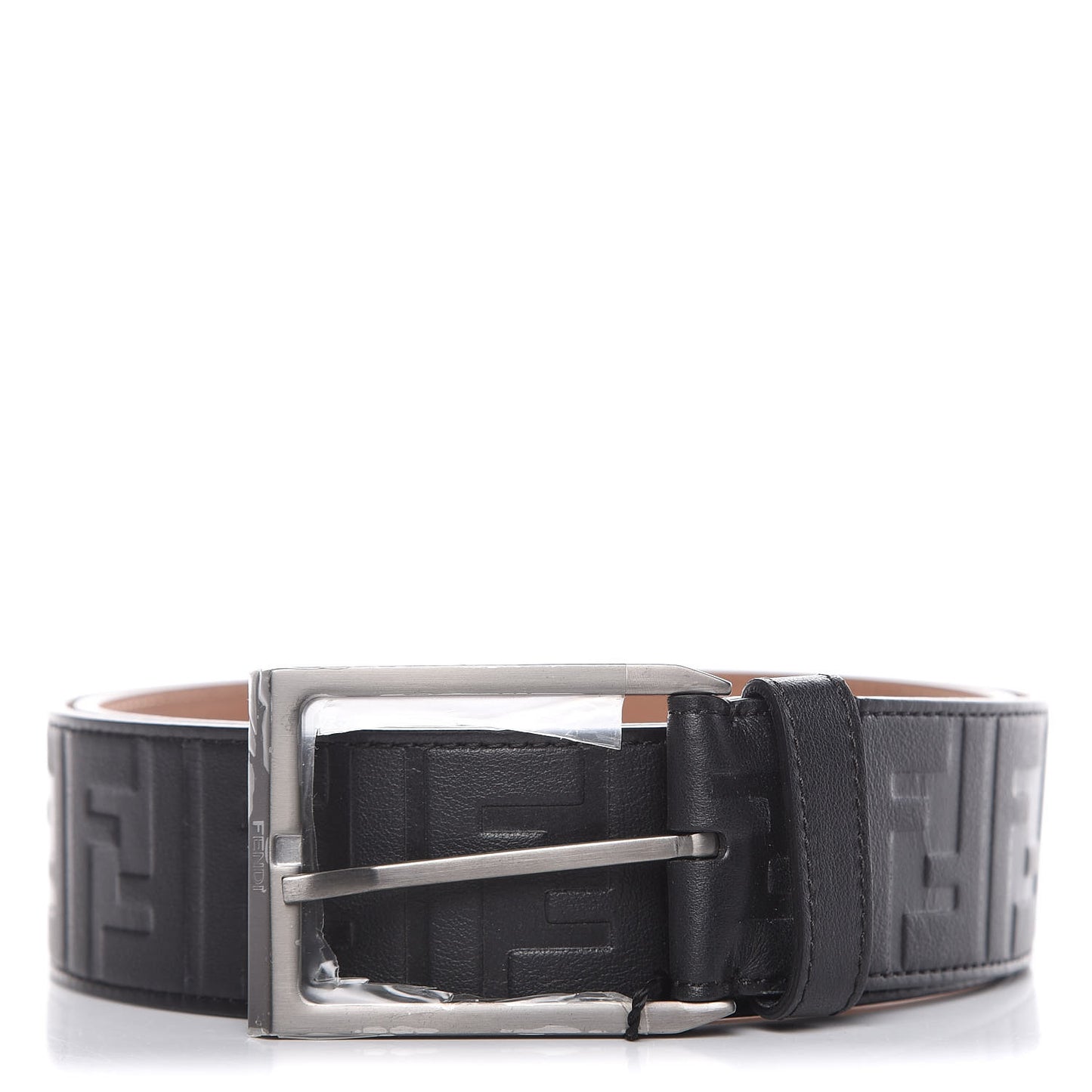 Vitello Grace FF 1974 Embossed Belt 100 40 Black