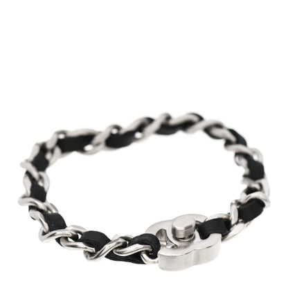 Chanel Lambskin CC Turnlock Chain Bracelet M Black 1 of 3