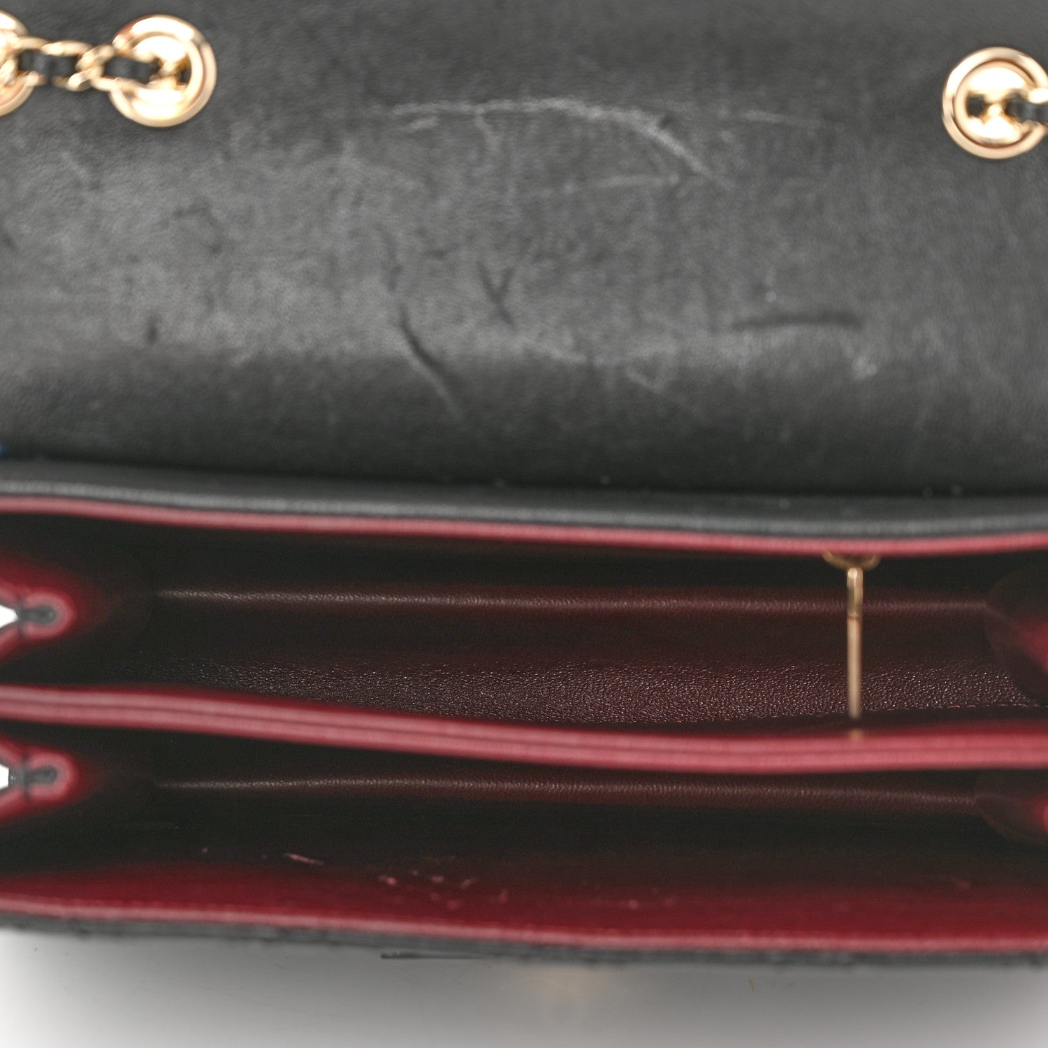 Chanel Sheepskin Quilted Beauty Lock Flap Black 4 of 12