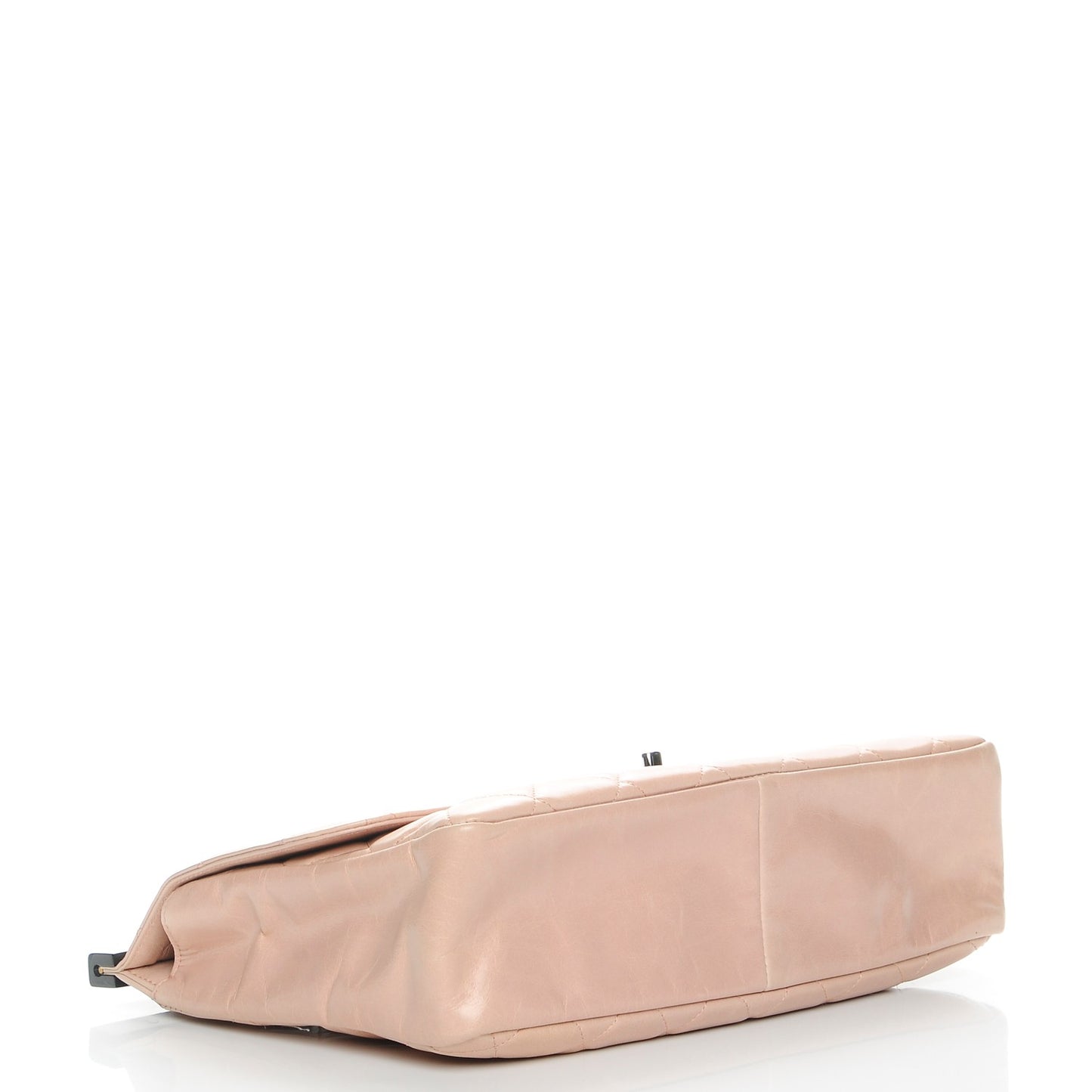Glazed Calfskin Quilted Small CC Delivery Tote Light Pink