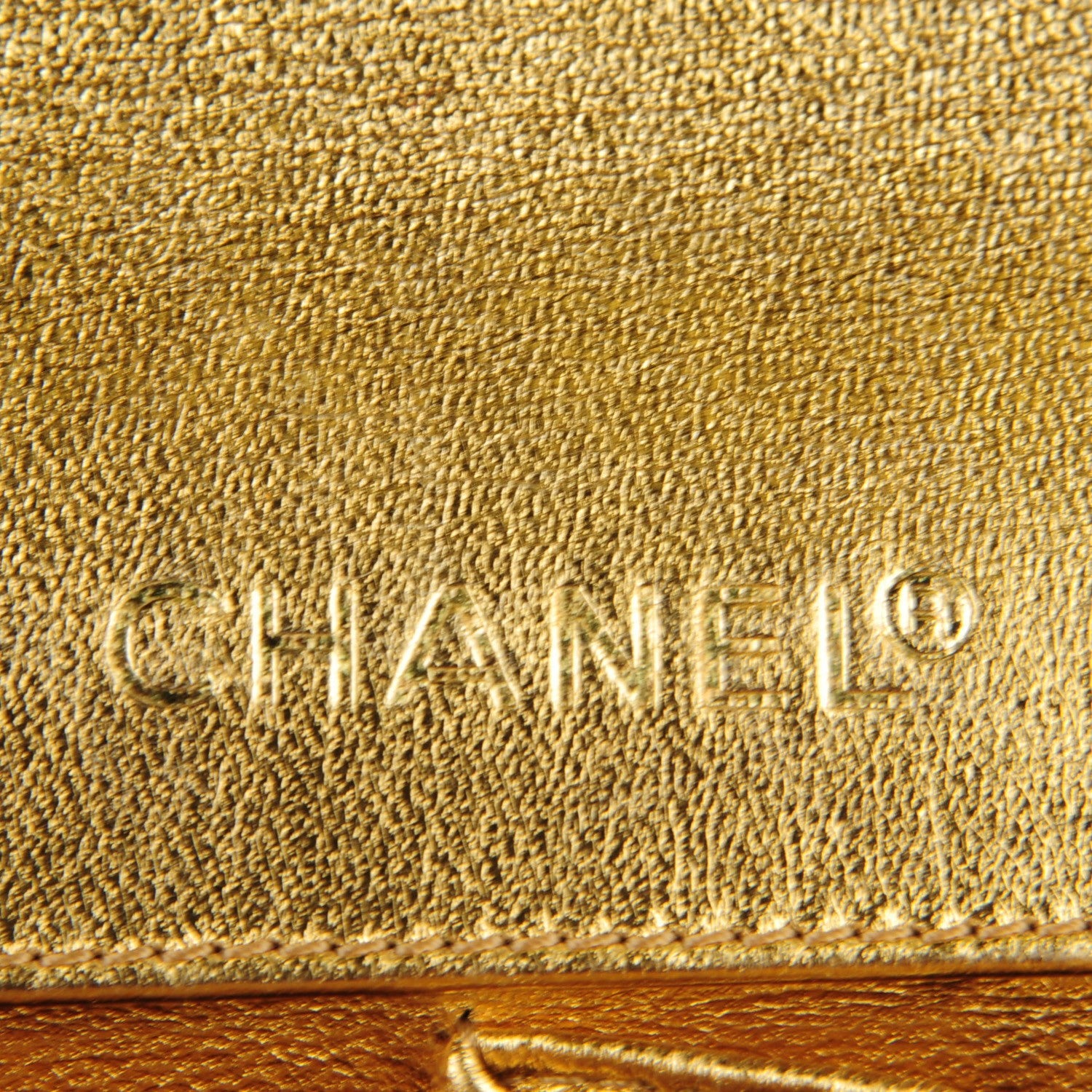 Chanel Lambskin Quilted East West Chocolate Bar Flap Gold 9 of 9
