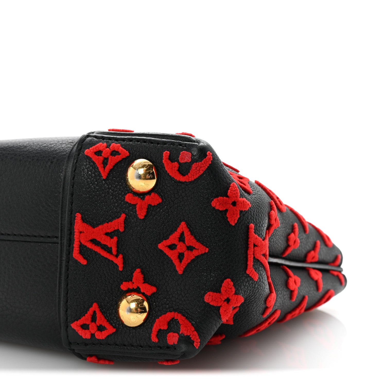 Louis Vuitton Veau Cachemire Tote W BB Black 9 of 9