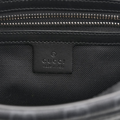 Gucci Soft GG Supreme Monogram Web Belt Bag Black Grey 6 of 11