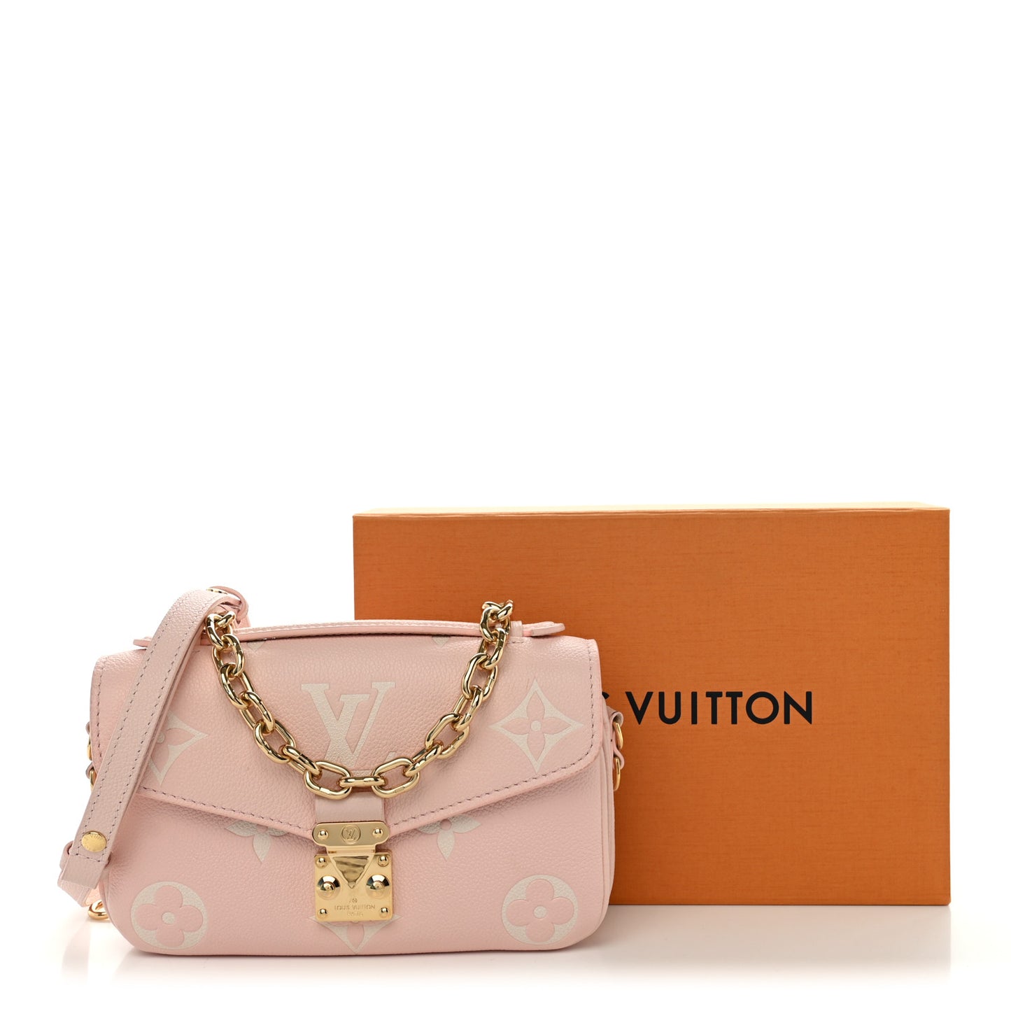 Empreinte Monogram Giant Pochette Metis East West Pink Beige