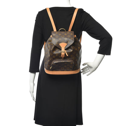 Louis Vuitton Monogram Montsouris MM Backpack 2 of 9