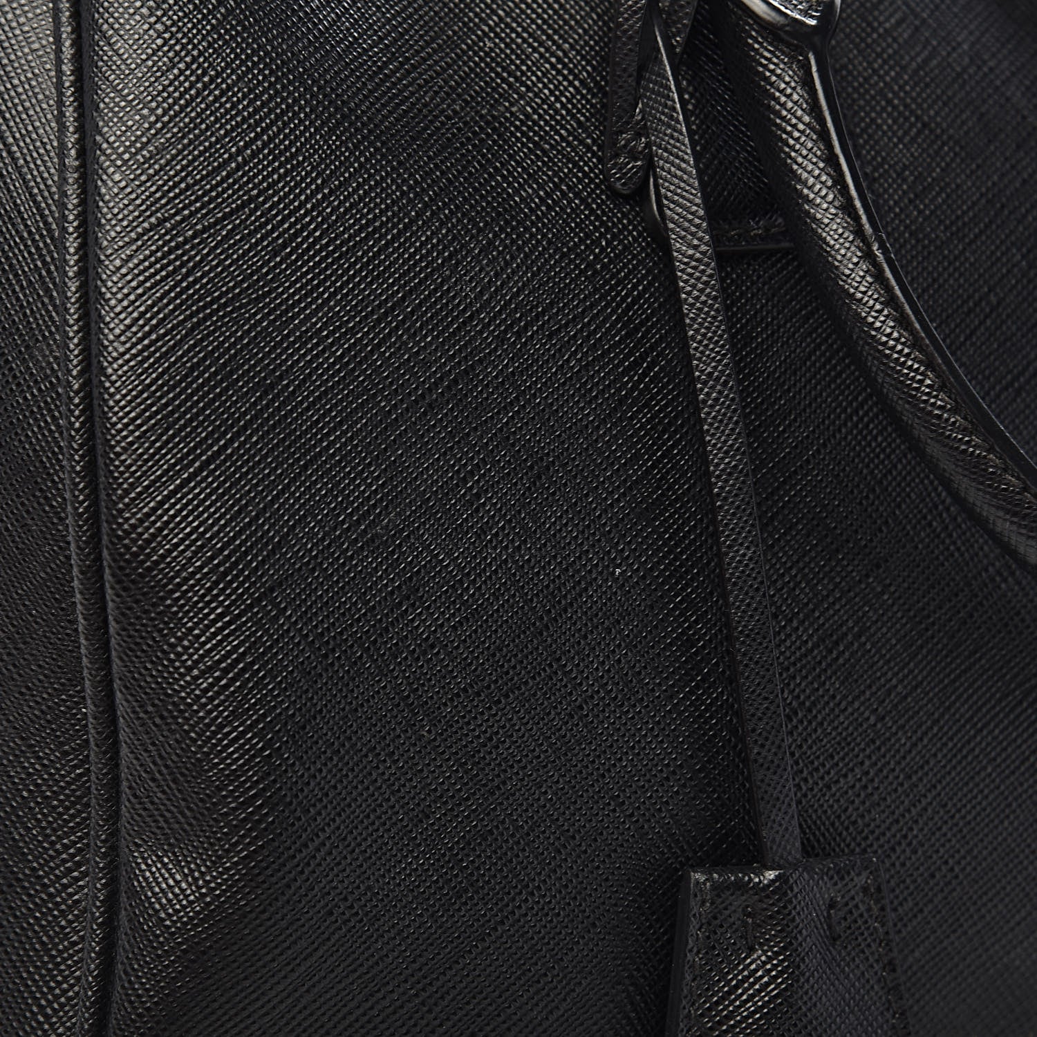 Prada Saffiano Lux Bowler Black 13 of 14