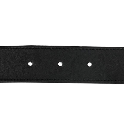 Hermes Matte Porosus Crocodile Monochrome 24mm Mini Constance H Belt 105 42 Black 5 of 5