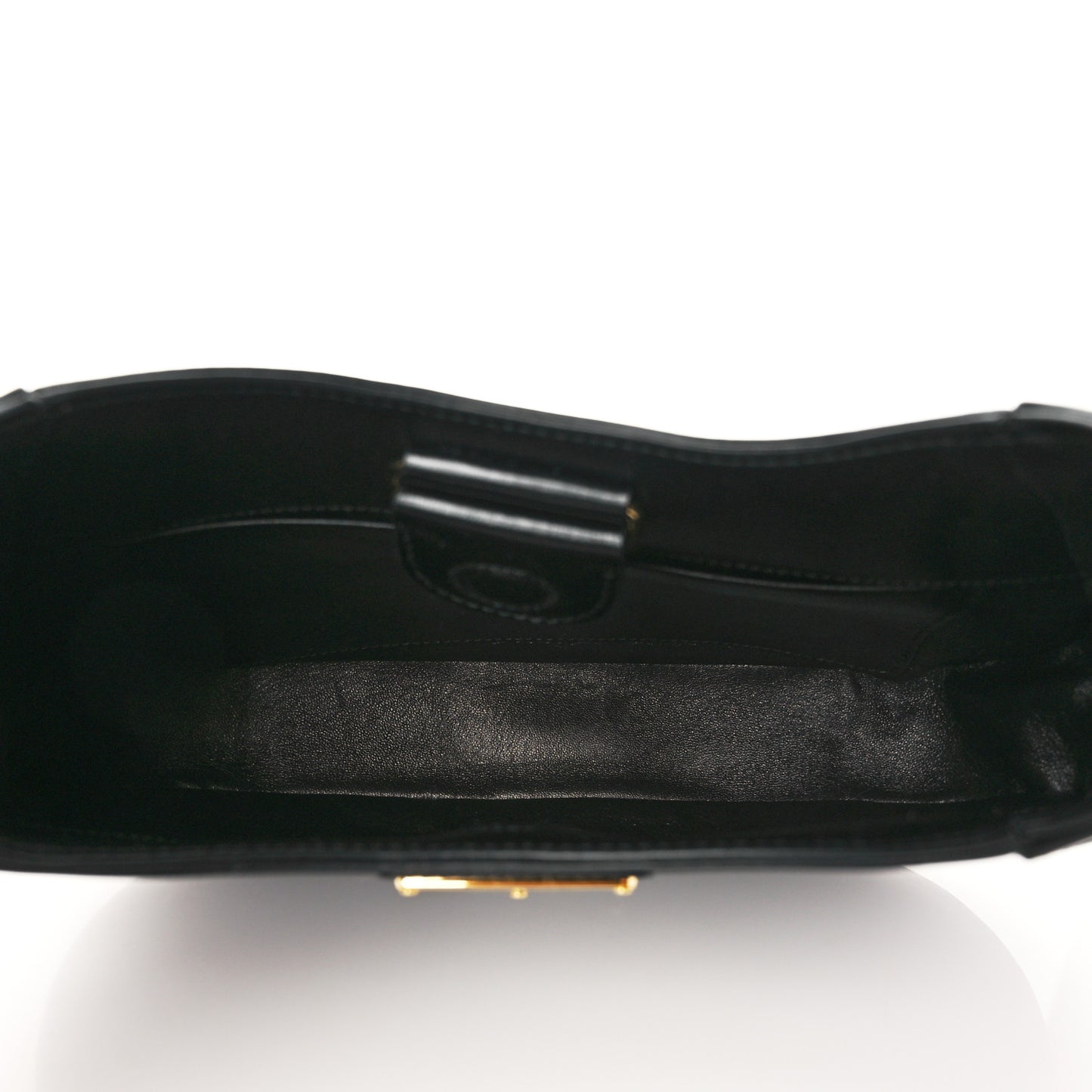 Box Calfskin Shoulder Bag Black